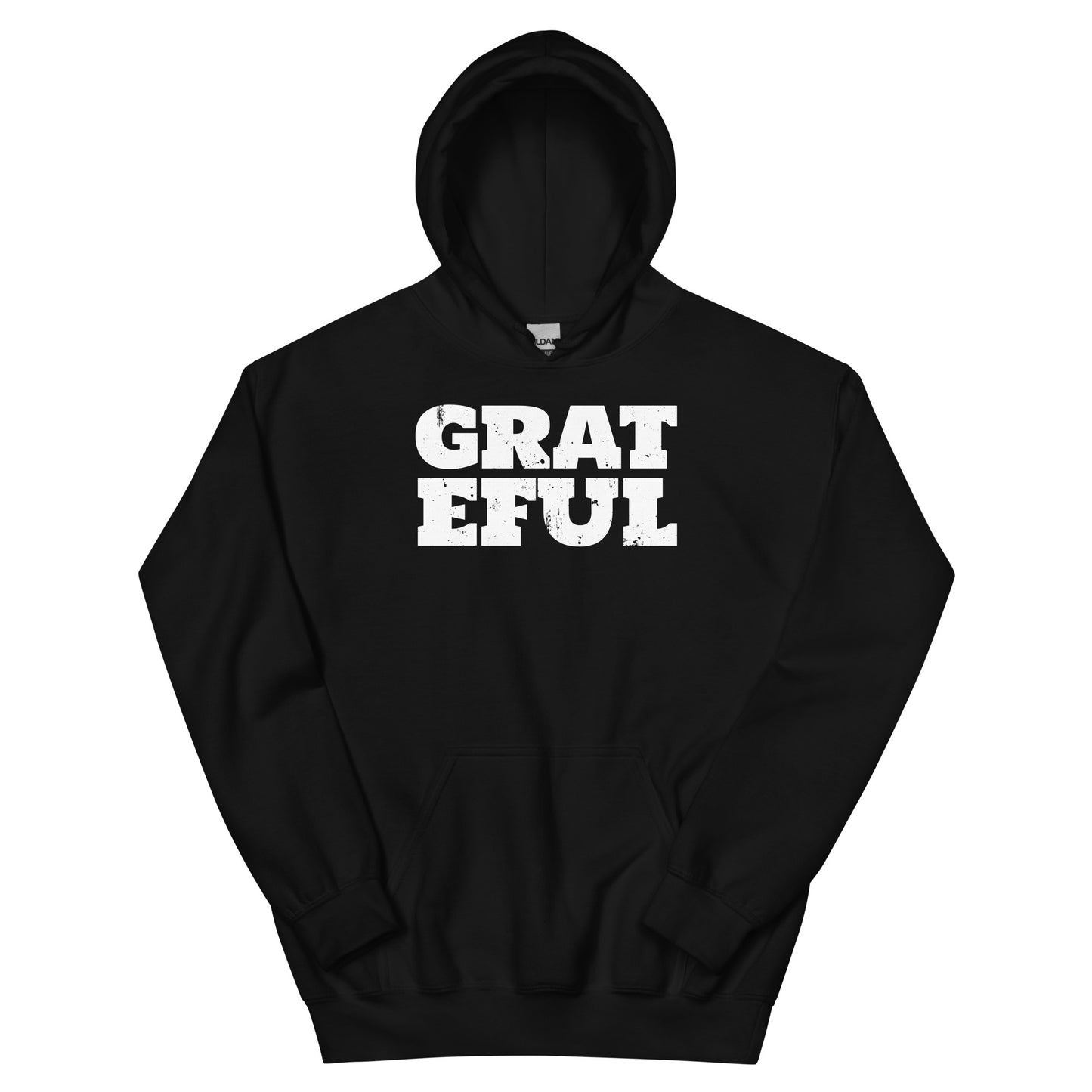 Christian hoodie | Grateful | Black | Retro Design