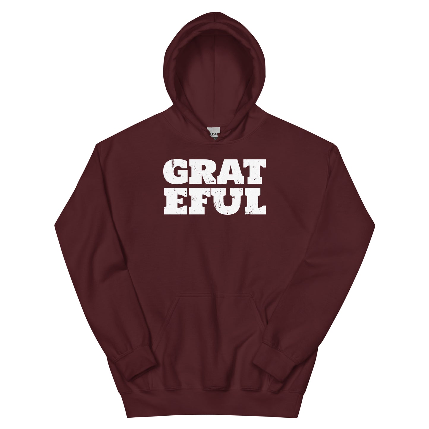 Christian hoodie | Grateful | Navy | Retro Design