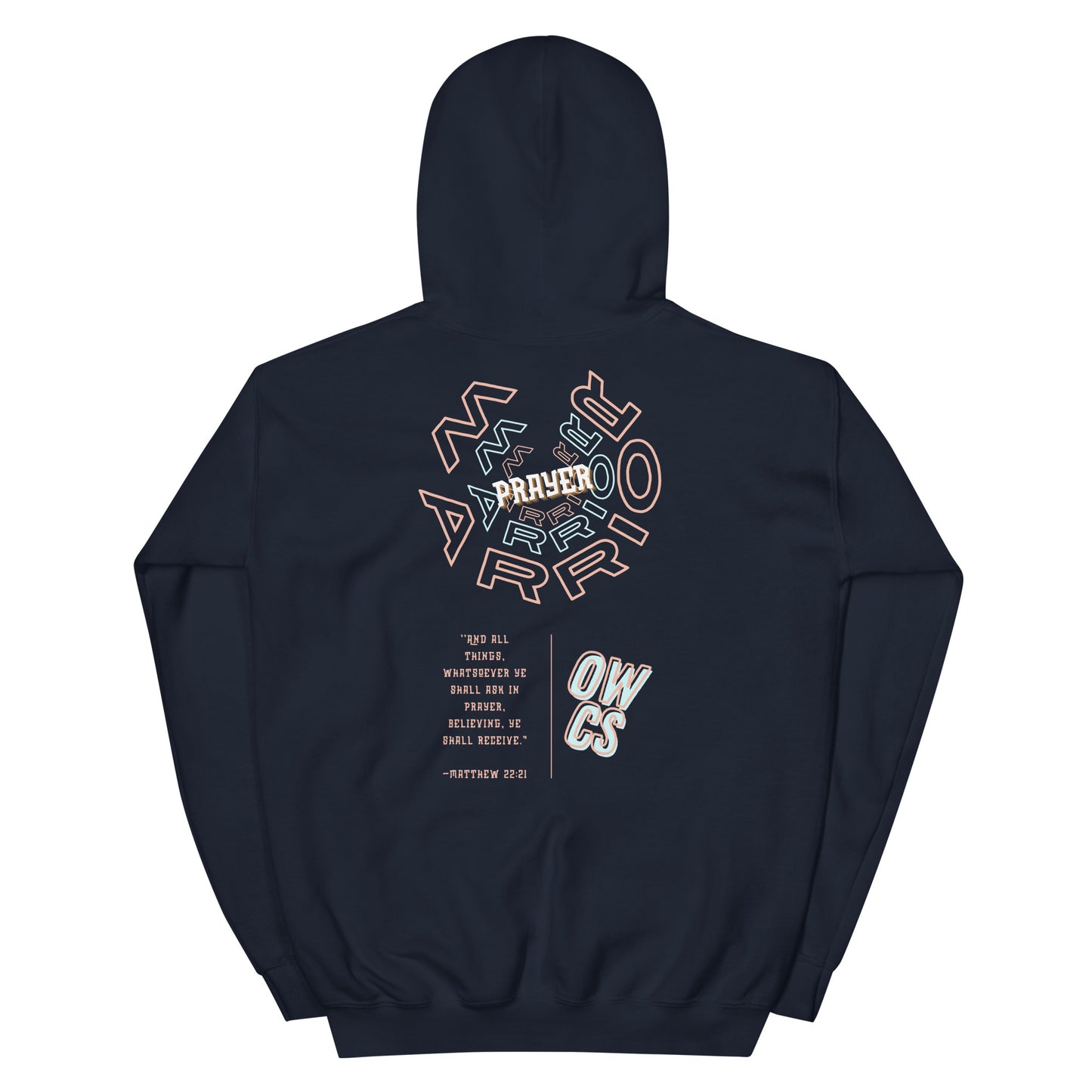 Christian hoodie for men and women | Maroon Black Navy