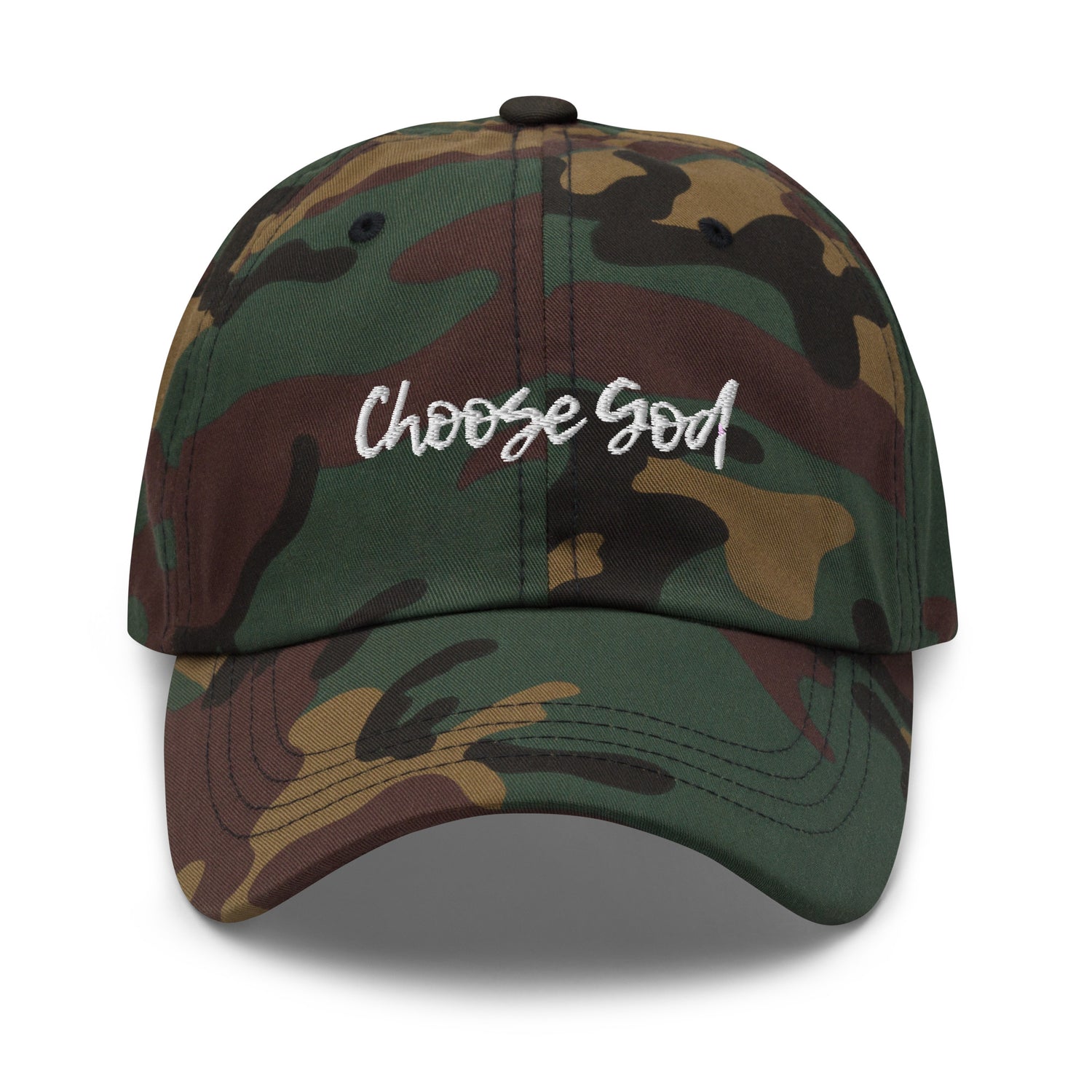 Christian hat camo green color