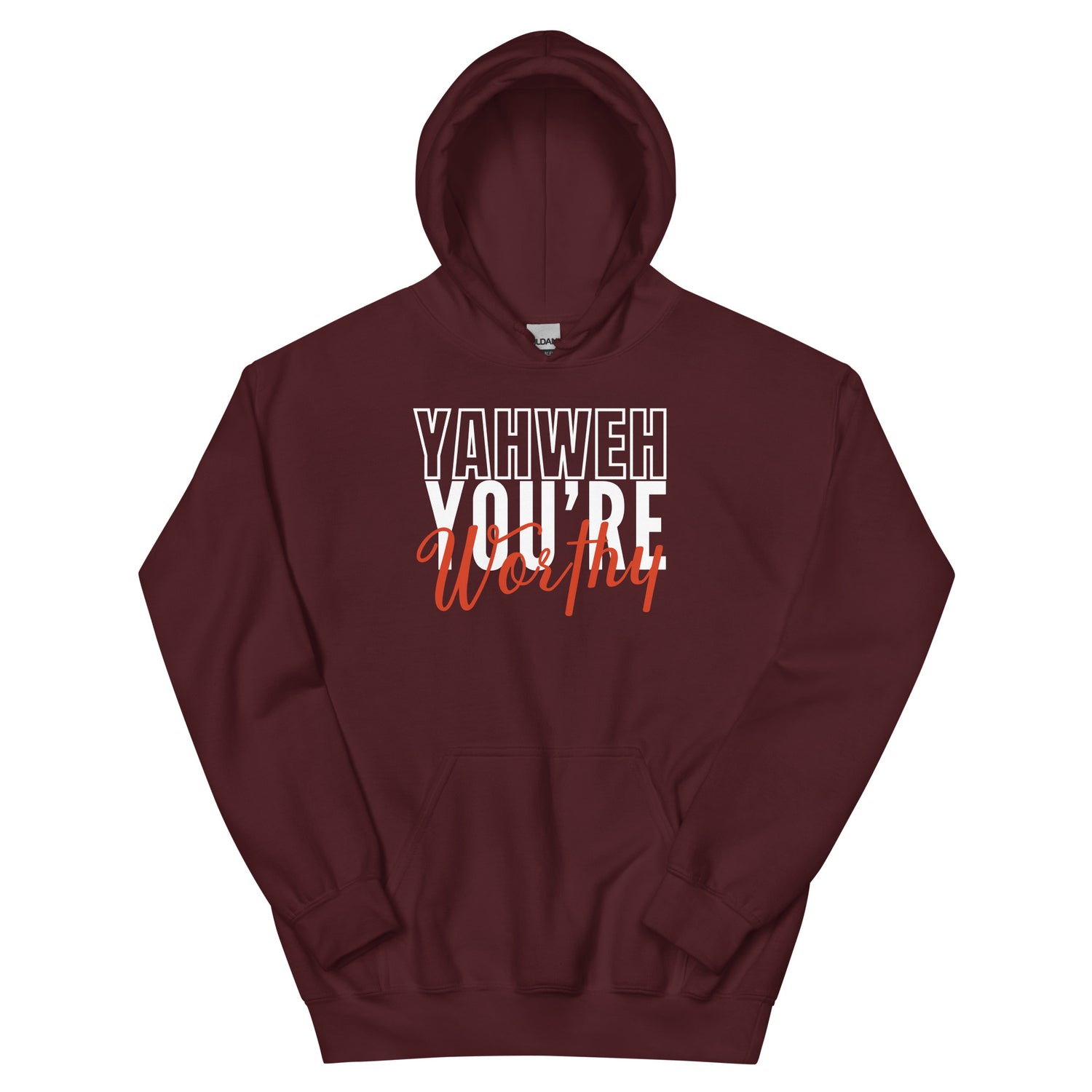 Faith-based hoodies | Christian hoodies for women black maroon red